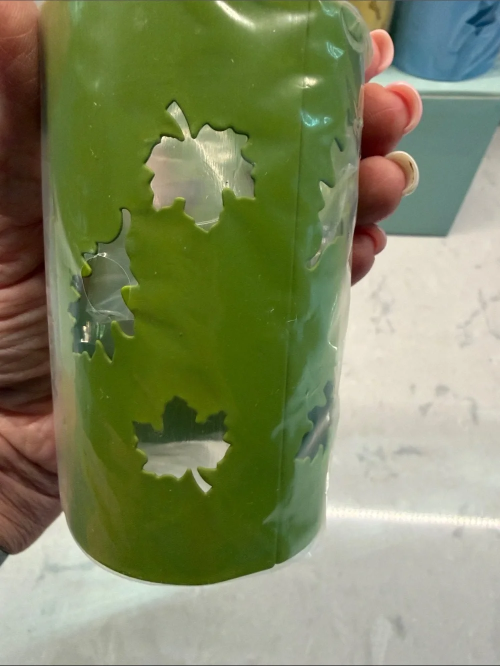 PartyLite Change-O-LanternSleeve Set - Green, Yellow, Blue